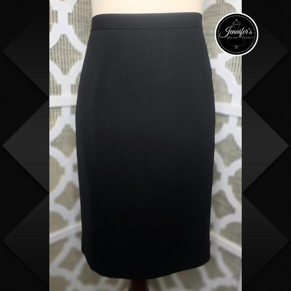 Chaus Black Classic Pencil Straight Skirt Size 12 - Picture 1 of 7